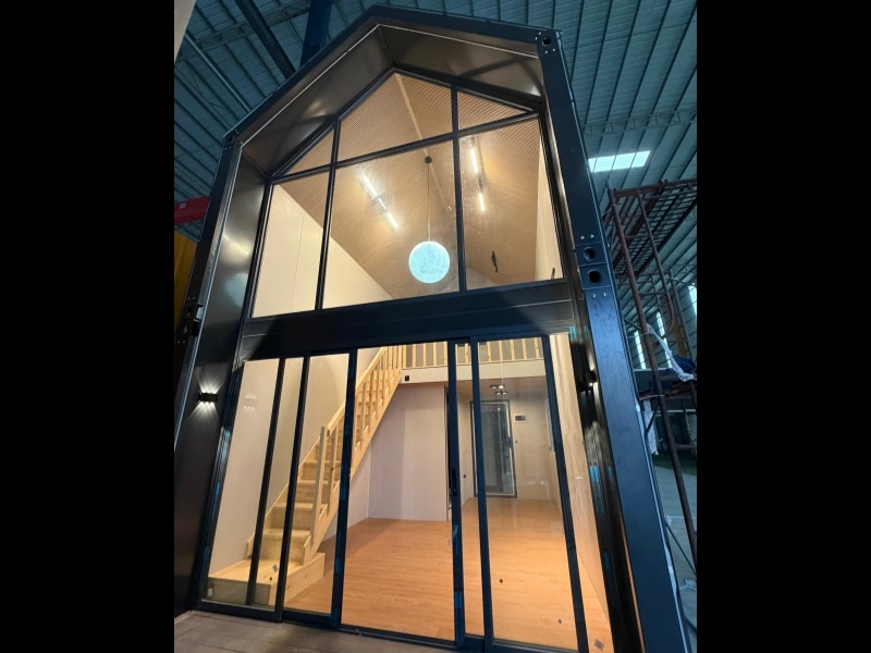 2-Story A-Frame Triangle Tiny Cabin