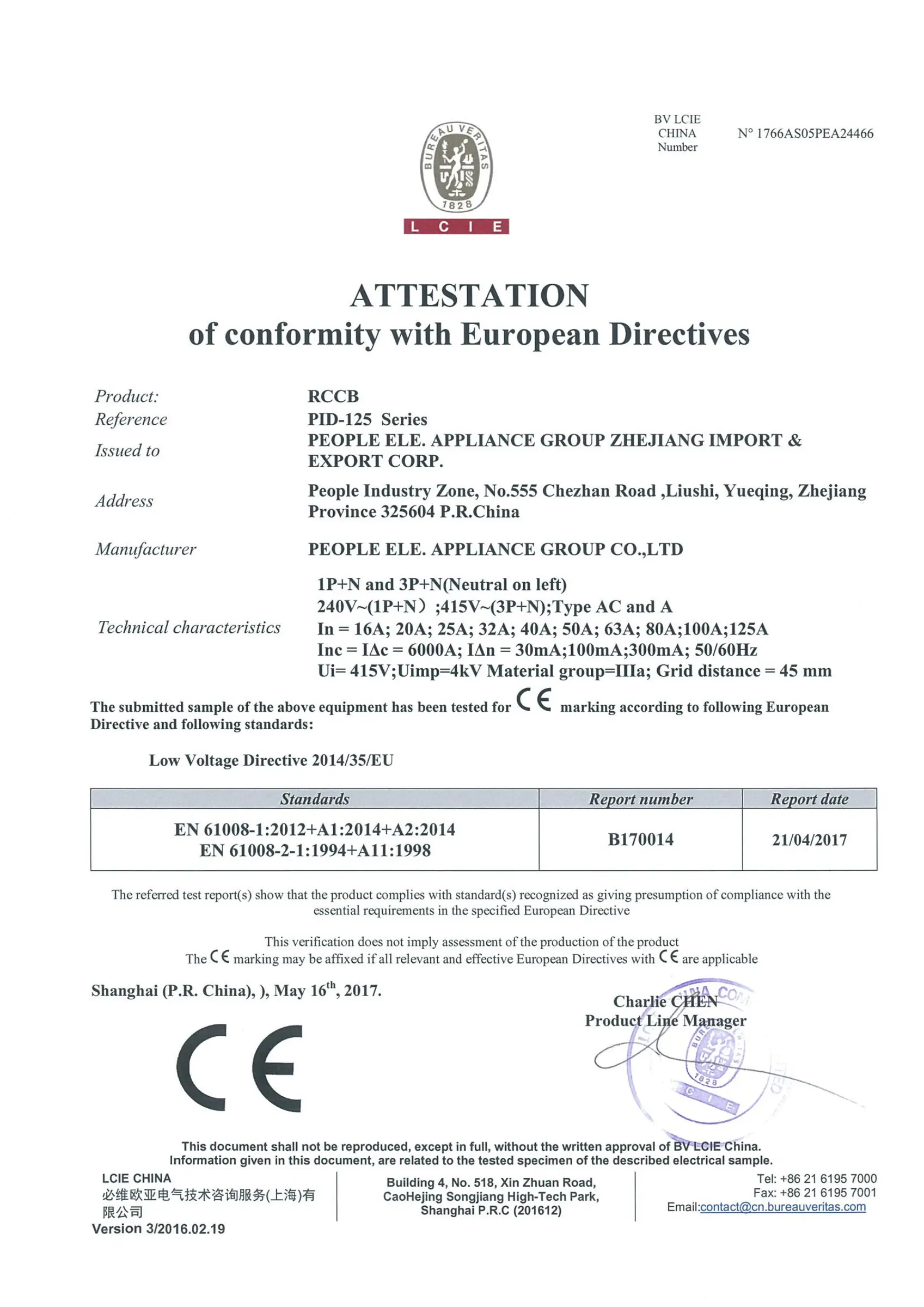 CE RCD