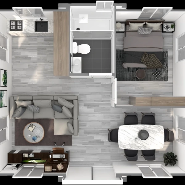 Multiple floor plans for different projects