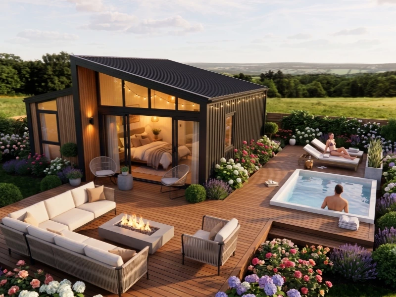 Modern A-Frame Prefabricated House