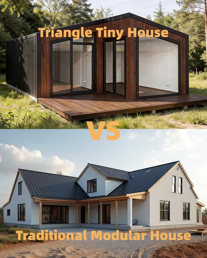 A-Frame vs Traditional Modular House
