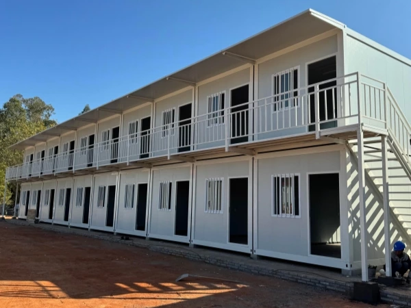 Folding Container Worker Dormitories Delivered to South Africa —20 Units in 7 Days
